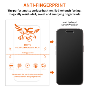 Lámina de Hidrogel Mate de Buena Calidad con 4 Capas Anti-Golpes Nano Anti-Reflejo de TPU Suave para Máquina de Corte y Cobertura Completa - Product Image 3