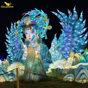 Linternas de Seda Impermeables con Certificación CE Personalizadas para Decoraciones del Festival Diwali y Acción de Gracias - Reutilizables y Operadas con Batería - Product Image 5