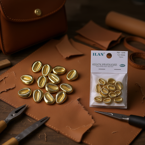 Hebillas Metálicas ILAN de 12x16mm, Chapadas en Oro, para Bolsos y Accesorios - Product Image 3