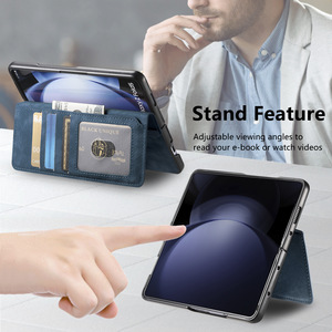 Funda Magnética Desmontable 2 en 1 de Cuero para Teléfono Samsung <span class=keywords><strong>Galaxy</strong></span> <span class=keywords><strong>Z</strong></span> Fold 8 Ultra Fold7, Funda Protectora con Soporte - Product Image 6