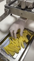 Haute qualité manuel commercial coupe de légumes ondulé hachoir à pommes de terre oignon tomate trancheuse Machine