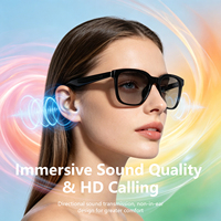 Lunettes Intelligentes GM-80 à Capteur Hall, Traduction Instantanée, Activation/Arrêt Automatique avec Branches Pliables, Appels HD, Lunettes Audio Intelligentes IA