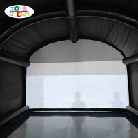 Tente de simulateur de golf gonflable commerciale, cage de golf gonflable en PVC durable pour studio de golf