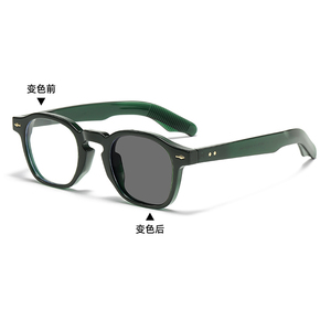 <span class=keywords><strong>2025</strong></span> thời trang nam thay đổi màu sắc chống ánh sáng màu xanh kính đa năng khuôn mặt giảm béo kính phẳng cho phụ nữ HD 19675 - Product Image 4