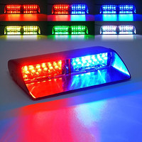 Luces de Advertencia Universales para Automóviles, 16 SMD, 12 V, Impermeables, Luces de Emergencia Intermitentes para Tablero