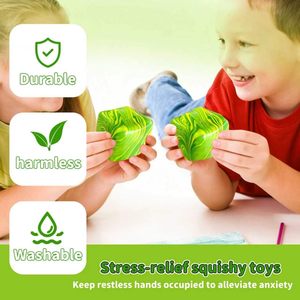 Cube sensoriel anti-stress à montée lente en maltose, jouet sensoriel non collant pour enfants et adultes - Product Image 3