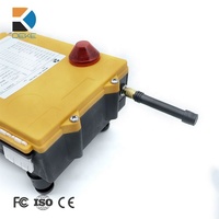 Télécommande sans fil pour grue F24-10D 12/24/36/48/110/220/380V 315MHz 433MHz Code fixe Plastique Portée de contrôle 100m 80 canaux