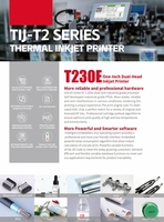 Impresora Térmica de Inyección de Tinta Industrial Docod T230e, Máquina de Codificación de Fecha y Lote para Cajas