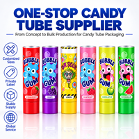 Tube d'emballage en aluminium et plastique haute barrière, impression UV personnalisée, bouchon à vis, conteneur de qualité alimentaire pour confiture, sauce, bonbons