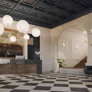 โคมไฟเพดานดีไซน์มินิมอลทันสมัยรูปทรงพระจันทร์สำหรับห้องนั่งเล่น ร้านอาหาร-โคมไฟระย้าดีไซน์สร้างสรรค์สำหรับร้านเสื้อผ้า - Product Image 2