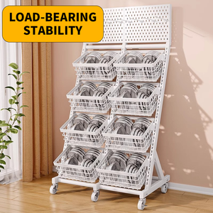 Tùy Chỉnh Nhiệm Vụ Nặng Nề Dây Kim Loại Giá Sàn Đứng Bán Lẻ Hiển Thị Đứng Cho Siêu Thị Thuận Tiện Kẹo Snack Kệ Mini Kệ - Product Image 4