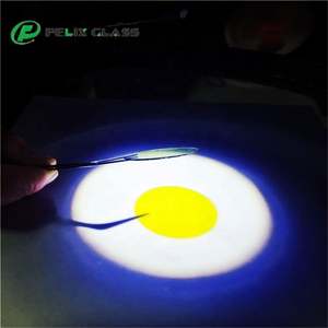 Lente Gobo de Vidrio FELIX de 0.3mm 0.4mm 0.5mm 0.7mm 1.0mm para el Mercado Coreano, para Instrumentos Ópticos, Alta Transmitancia, AR, AF, AG - Product Image 5