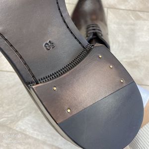 Chaussures Oxford Formelles de Luxe pour Hommes Grandes Tailles, Mocassins Habillés en Cuir de Vachette Véritable de Grande Marque – Fabricants - Product Image 4