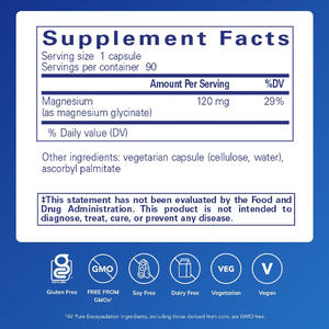LIFEWORTH Calmante Suplemento Magnésio Glicinato Malato, & Citrato para Músculos, Nervos, & Energia - Product Image 2