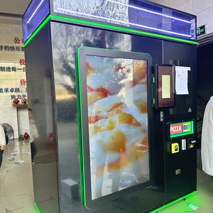 Distributeur automatique de pizzas haut de gamme avec point d'accès Wi-Fi métallique, code QR, écran tactile entièrement automatique et gestion basée sur le cloud - Product Image 2