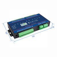 Module relais 8 canaux RS485 ModBus TCP IP Contrôleur pour l'automatisation des chambres d'hôtel Éclairage Contrôle de l'alimentation Grade industriel Rail DIN