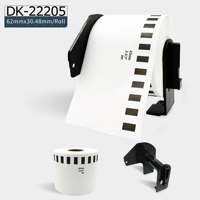 DK 22205 / 2205 dk-22205 Brother Label ruban porte-cartouche en plastique réutilisable