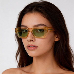 Gafas de Sol de Acetato con Forma de Ojo de Gato para Mujer, Montura Completa, Lentes Polarizadas, 100% Protección UV, Protección Solar, Estilo Moderno, En Stock - Product Image 1