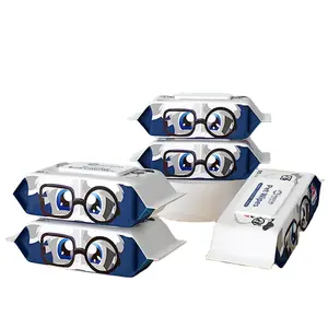 ผ้าเช็ดทำความสะอาดสัตว์เลี้ยงที่ปราศจากแอลกอฮอล์แผ่นทำความสะอาดขนาดใหญ่กำจัดสิ่งสกปรกและทำความสะอาดหูอุ้งเท้าและก้น - Product Image 1