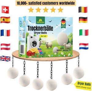 Lot de 6 balles XXL pour sèche-linge et doudounes, sans produits nocifs et adaptées aux animaux. Palline Asciugatrice en - Product Image 2