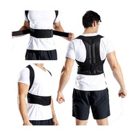 Ceinture de soutien de la clavicule entièrement réglable, correcteur de posture du dos pour hommes et femmes