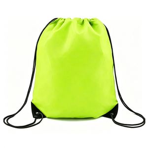 Lightweight Sports <b>Backpack</b> for Soccer Portable Tear-Resistant <b>Drawstring</b> Gym Sack With Metal Eyelets - Product Image 3
