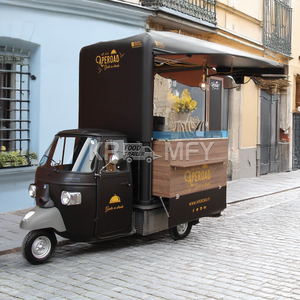 รถเข็นอาหารไฟฟ้าสามล้อเคลื่อนที่ได้รถขายอาหารตู้กาแฟบาร์เบียร์ - Product Image 2