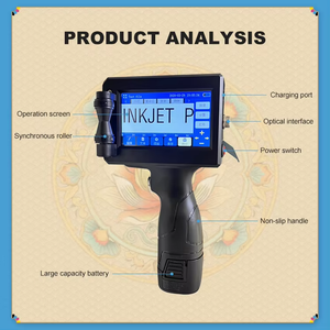 Máy in mã ngày tháng WISEPRINT, máy mã hóa hàng loạt, máy in phun HP-WP127, máy in phun cầm tay in hạn sử dụng nửa inch - Product Image 2
