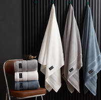Custom Luxury Bath Towels Set Large Size Thick Terry Bath Towel Sets 100% Cotton Bath Towels for Hotel Home Textile