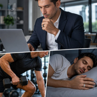 Bague connectée étanche IP68 pour la natation, suivi IA santé, sommeil et fitness, oxymètre de pouls, moniteur de fréquence cardiaque, acier inoxydable, autonomie 5-10 jours