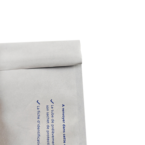 Custom Printed Logo Opaque Tamper-Proof Biological Security Seal Bags <strong>Lab</strong>/Hospital Sample Testing Self-Adhesive Bags PE Plastic - Product Image 5
