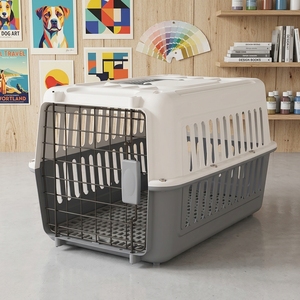 Transportín de Mascotas para Viajes en Avión, Jaula de Transporte Portátil para Perros y Gatos, Aprobado para Vehículos y <span class=keywords><strong>Vuelos</strong></span>, Transpirable, con Logotipo Personalizado Disponible - Product Image 1