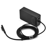 Chargeur portable fin 65W pour Surface Pro, 15V 4A, connecteur magnétique, sortie stable, adaptateur secteur pour ordinateur portable