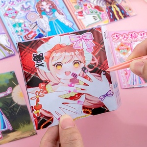 Livre d'autocollants de déguisement pour filles Shining Girl, version légère, autocollants créatifs de déguisement de <span class=keywords><strong>princesse</strong></span> à faire soi-même - Product Image 2