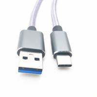 Câble USB Type-C blindé en nylon TPE 3.0 à charge rapide, 1m/3m, conducteur en cuivre pur, pour scanner de codes-barres, téléphone portable, écouteurs