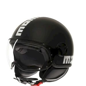 Casco Moto Momo Design Jet Nero in Policarbonato XS - Product Image 1