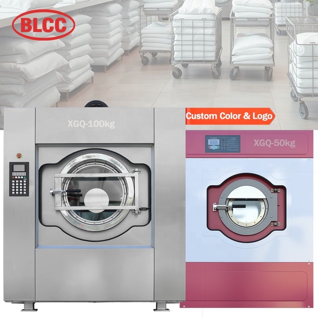 Popular Heavy Capacity 20Kg 30Kg 50Kg 100Kg Washer Extractor Laundry Wash Fully Automatic Washing Machine for Hotels