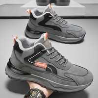 M9916-1 Nouvelles chaussures d'hiver pour hommes, doublées de polaire, chaudes, imperméables, antidérapantes, résistantes à l'usure, à semelle épaisse, chaussures de sport