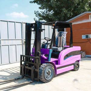 Carretilla elevadora eléctrica 1ton 2ton 3ton 4ton 5 Ton Batería de litio de gran capacidad y servicio pesado - Product Image 2