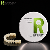 Rondcera SHT-ML Pro 4D 98mm X 16mm Bloc de Zircone Dentaire Extra Épais de Qualité Supérieure pour Prothèse
