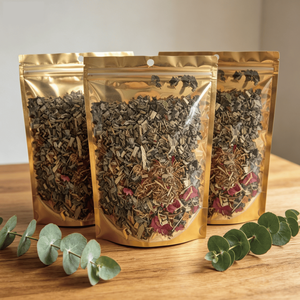 Soins intimes pour femmes OEM - Vapeur vaginale pour réchauffer l'utérus et soulager les crampes menstruelles - Mélange d'herbes pour vapeur détoxifiante Yoni - Product Image 1