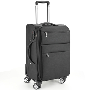 <span class=keywords><strong>Valise</strong></span> souple à roulettes 21/25/29 pouces, <span class=keywords><strong>légère</strong></span> et extensible en <span class=keywords><strong>tissu</strong></span>, avec serrure TSA, noire, bagage cabine et de voyage - Product Image 1