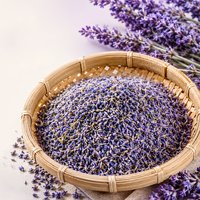 Teh Bunga Lavender Kering Grosir, Kuncup Lavender, Teh Herbal Daun Lepas, Aroma Bunga, Pasokan Massal, OEM ODM, Pemasok Label Pribadi