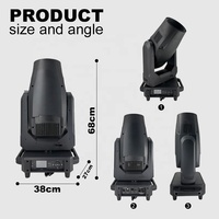Projecteur de Scène Mobile 3-en-1 BSW Faisceau Spot Wash LED 600W avec CTO et CMY, Tête Sharpy pour Concert, Église, Théâtre et Événements