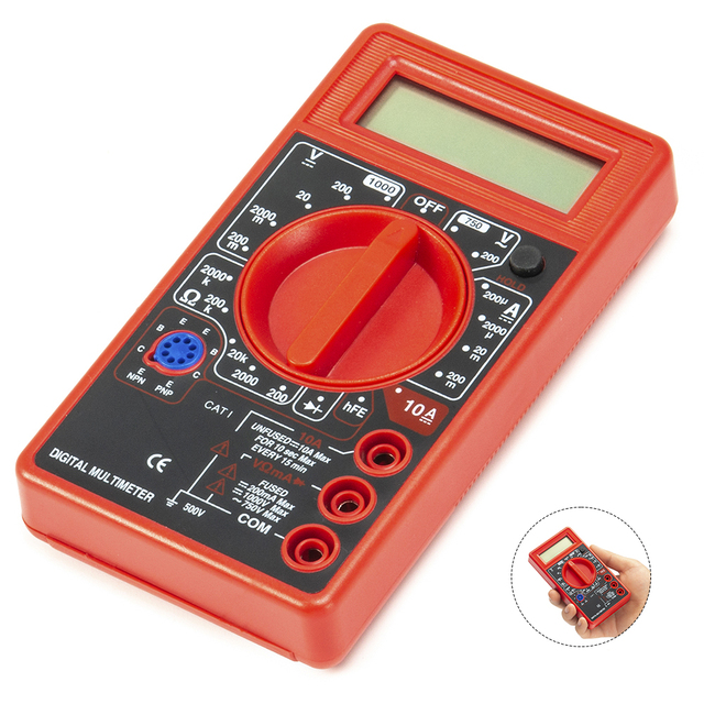 200-750V AC Voltage Digital Multimeter Tester for Current Resistance Capacitance Continuity