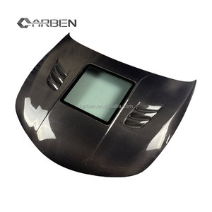 Cofano in Fibra di Carbonio, Stile Trasparente, Copertura Motore Anteriore QV per <span class=keywords><strong>Alfa</strong></span> Romeo <span class=keywords><strong>Stelvio</strong></span> - Product Image 1