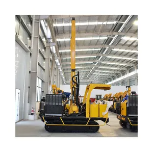 outlet Good Quality Wear-resistant long service life and special design Solar Screw Pile Driver Photovoltaic Piling Machine