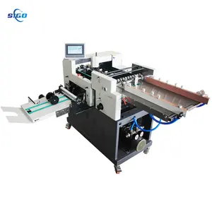 A3 High Speed 130m/min Touch Display Air Suction Feed Automatic Paper Cross Folding Machine 4 Comb + 1 Knife
