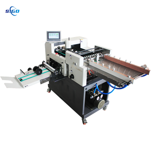 A3 Hochgeschwindigkeit 130 m/Min. Berührungsbildschirm-Luftsächsalmatur automatische Papier-Kreuzfalttüte 4 Kamm + 1 Messer - Product Image 3