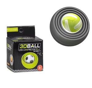 Descompresión Stress Reliever Squeeze Toy Ball 3D <span class=keywords><strong>Infinite</strong></span> Flip Descompresión Ball Baloncesto Spinner Juego de fútbol para niños - Product Image 4